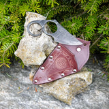 Two-fingered knife