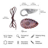 Celtic Pocket knife (dark brown)