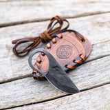 Celtic Pocket knife (dark brown)
